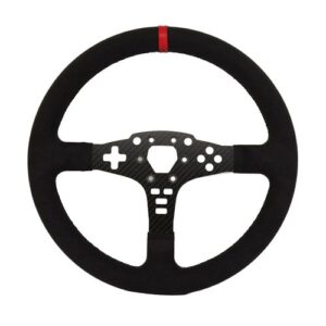 Replace 13 inch lightweight Suede Steering Wheel Replace Panel For MOZA R5