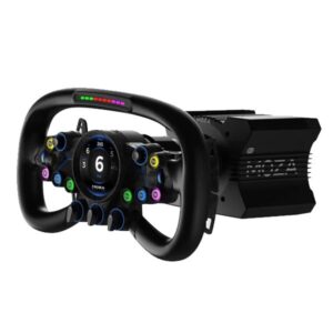 MOZA R9 Direct Drive Wheel Base and Vision GS Steering Wheel Bundle