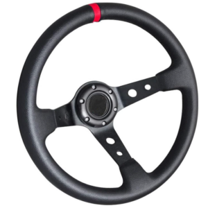 Deep Dish 350 mm 6 Hole Steering Wheel Universal Fit