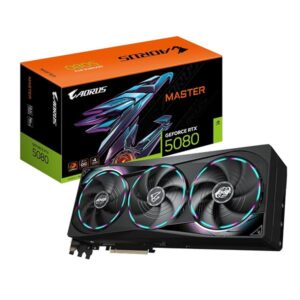 Gigabyte Aorus GeForce RTX 5080 Master - 16G GDDR7 Graphics Card - 256 Bit