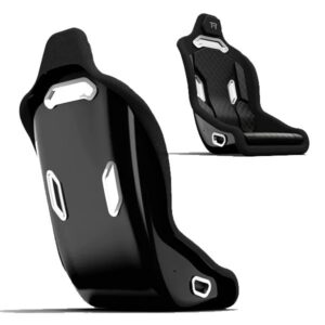 TRX Hybrid Fixed Fiberglass Seat - All Black